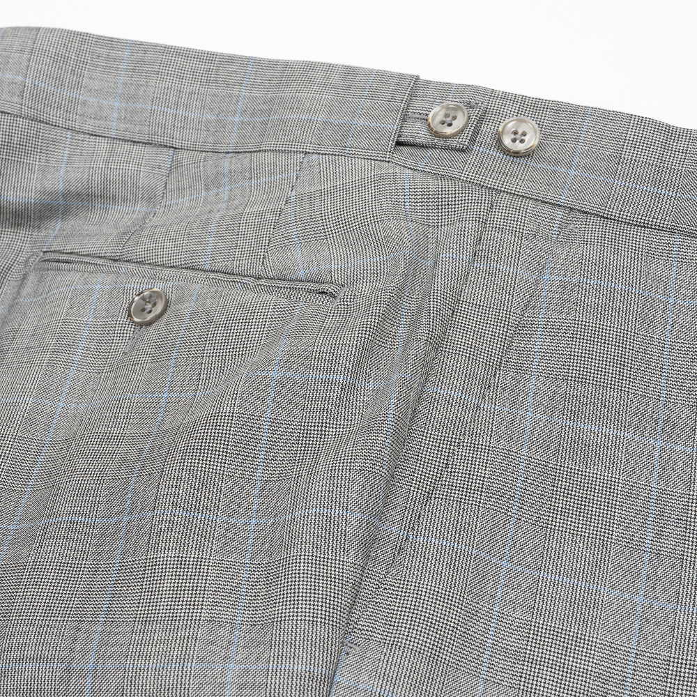 TWO PIECE MID GREY GLEN CHECK SUIT