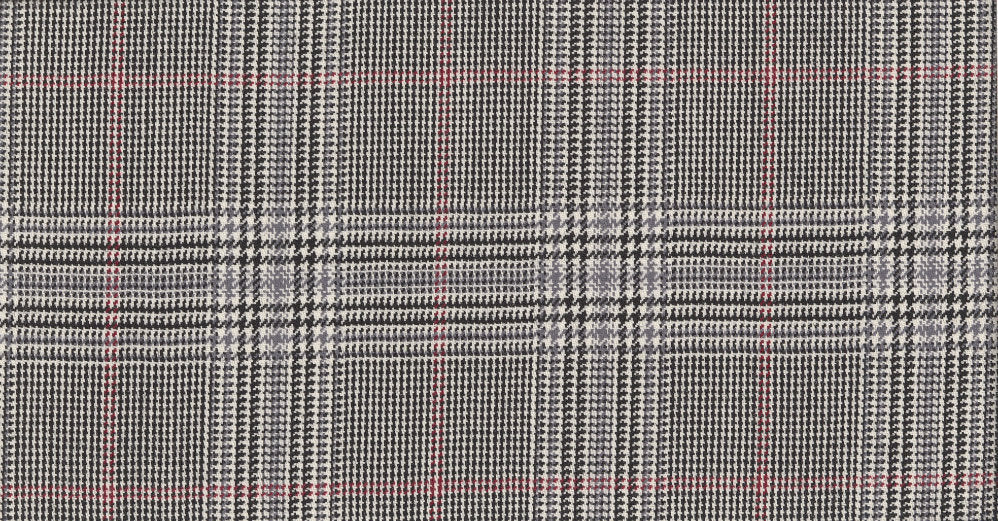 Stoffbibliothek: Schwarzer Black & white savile row suiting-Stoff von SCABAL – Maßanfertigung in Berlin