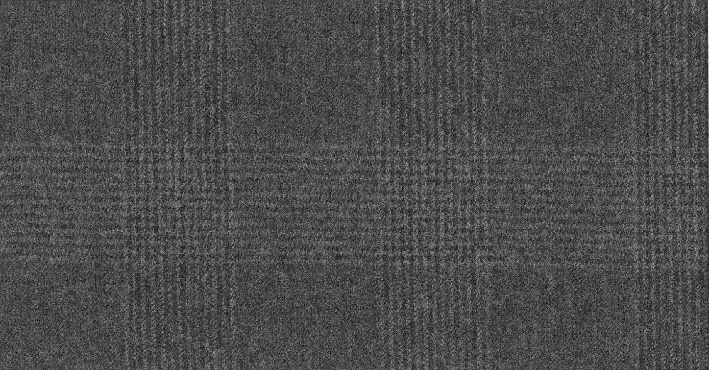 Stoffbibliothek: Mittelgrauer Grey medium check flannel & saxony suiting-Stoff von SCABAL – Maßanfertigung in Berlin
