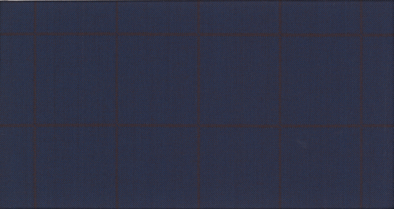 BLUE MEDIUM CHECK IMAGE SUITING