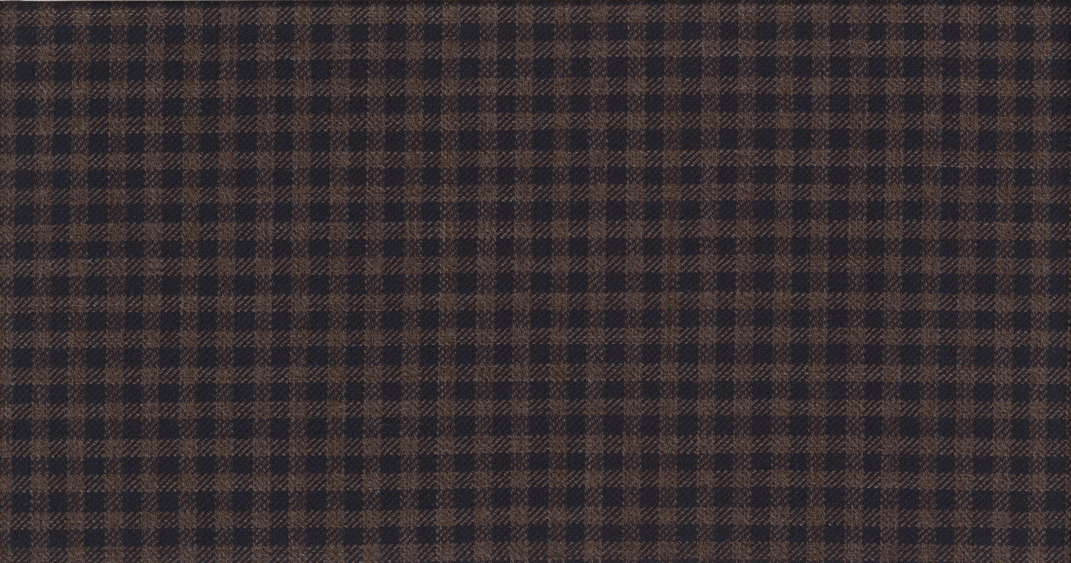 BROWN DARK CHECK JAZZ JACKETING