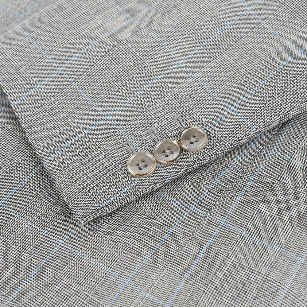 TWO PIECE MID GREY GLEN CHECK SUIT