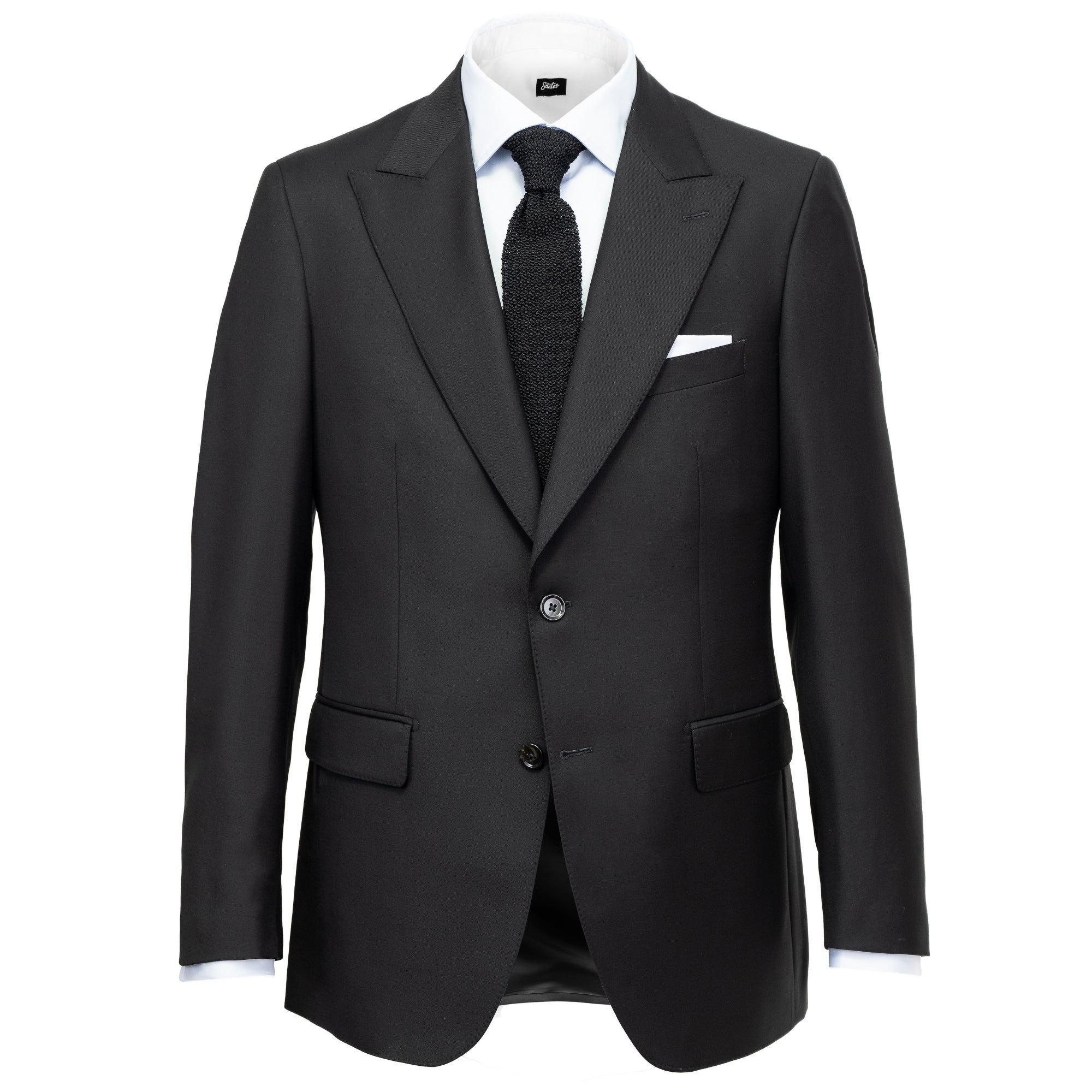 ESSENTIAL BLACK TWO PIECE SUIT