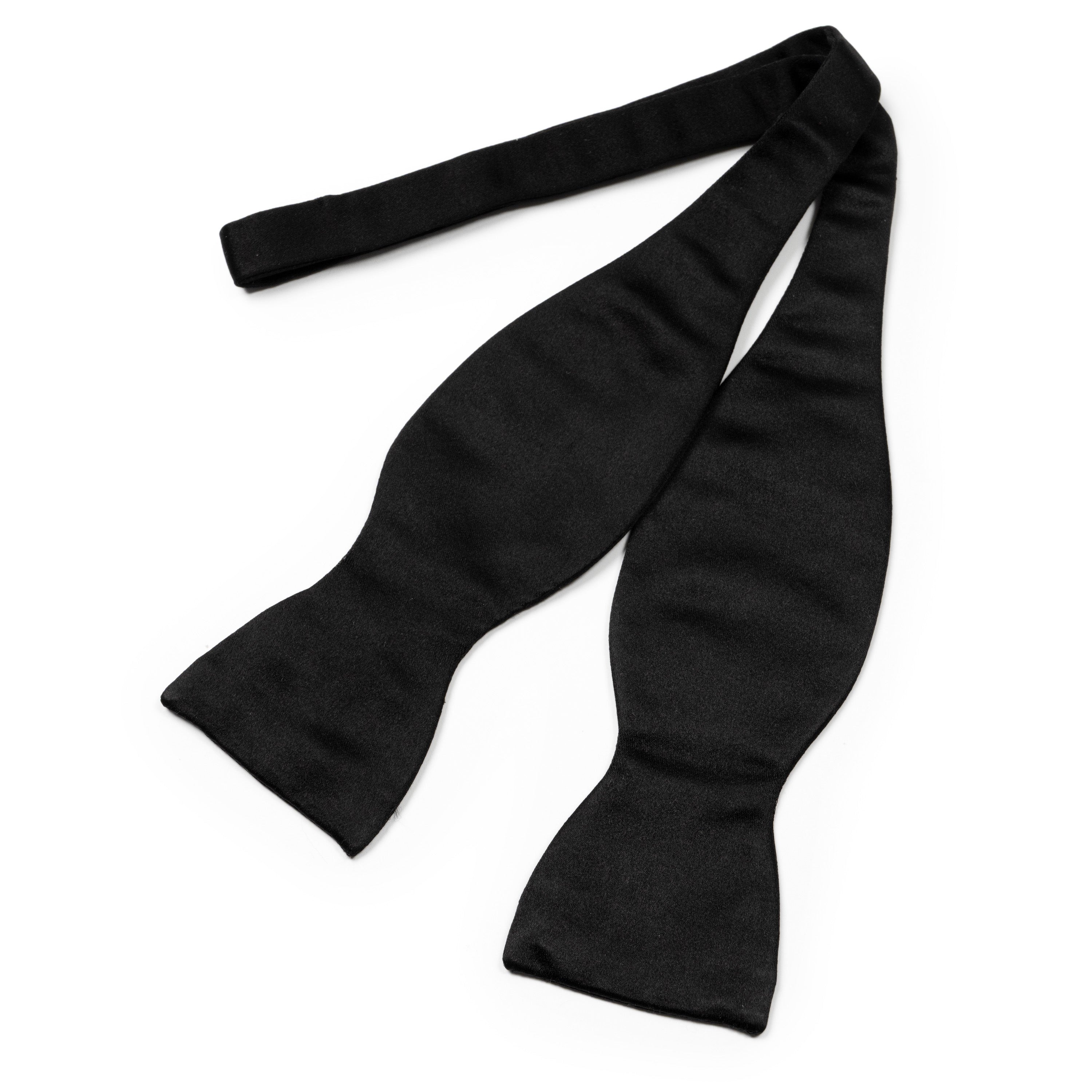 BLACK BUTTERFLY SELF-TIE BOW TIE