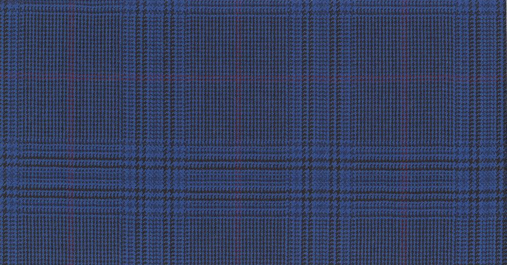 Stoffbibliothek: Mittelgrauer Blue medium savile row suiting-Stoff von SCABAL – Maßanfertigung in Berlin