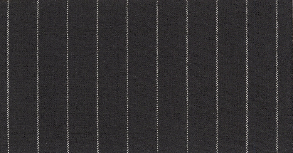 Stoffbibliothek: Schwarzer Black stripe savile row suiting-Stoff von SCABAL – Maßanfertigung in Berlin