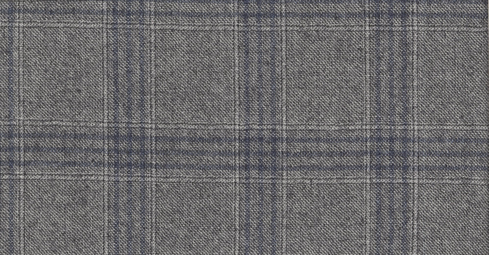 Stoffbibliothek: Grey light check flannel & saxony suiting-Stoff von SCABAL – Maßanfertigung in Berlin