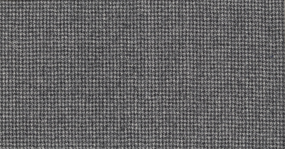 Stoffbibliothek: Schwarzer Black & white houndstooth flannel & saxony suiting-Stoff von SCABAL – Maßanfertigung in Berlin