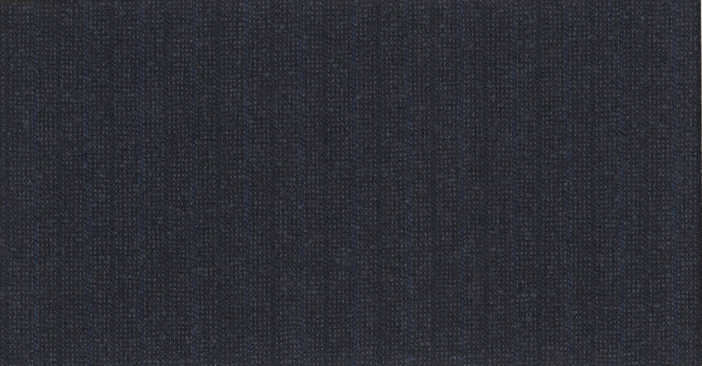Stoffbibliothek: Blue dark stripe flannel & saxony suiting-Stoff von SCABAL – Maßanfertigung in Berlin