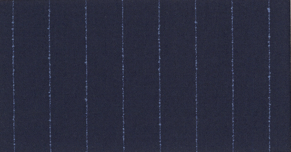 Stoffbibliothek: Blue dark stripe flannel & saxony suiting-Stoff von SCABAL – Maßanfertigung in Berlin
