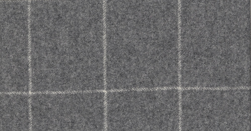 Stoffbibliothek: Grey light check flannel & saxony suiting-Stoff von SCABAL – Maßanfertigung in Berlin
