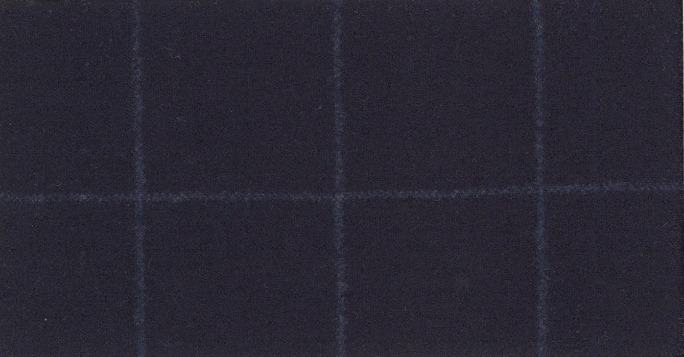 Stoffbibliothek: Blue dark check flannel & saxony suiting-Stoff von SCABAL – Maßanfertigung in Berlin