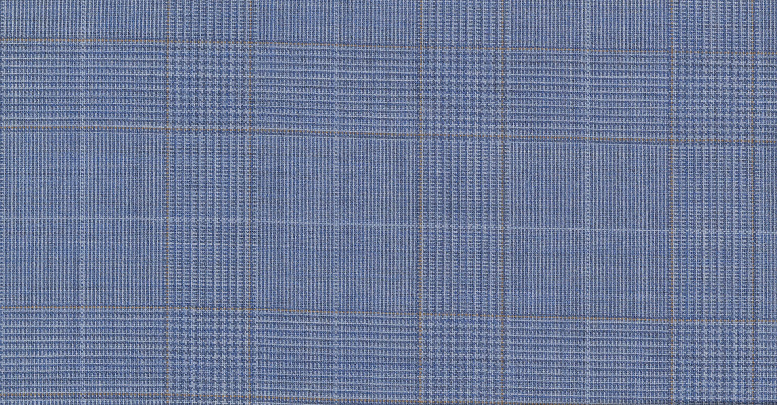 Stoffbibliothek: Blue light check cosmopolitan suiting-Stoff von SCABAL – Maßanfertigung in Berlin