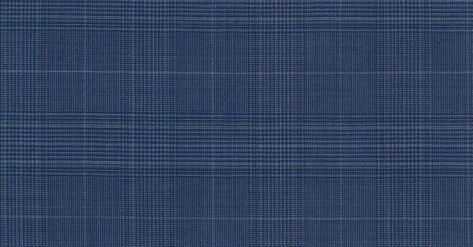 BLUE MEDIUM CHECK DYNAMIC SUITING