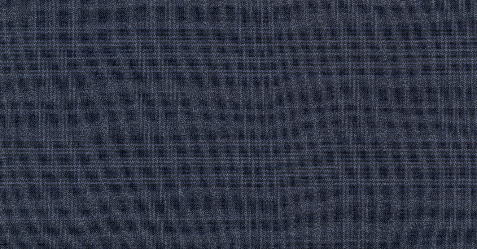 BLUE DARK GLEN CHECK DYNAMIC SUITING