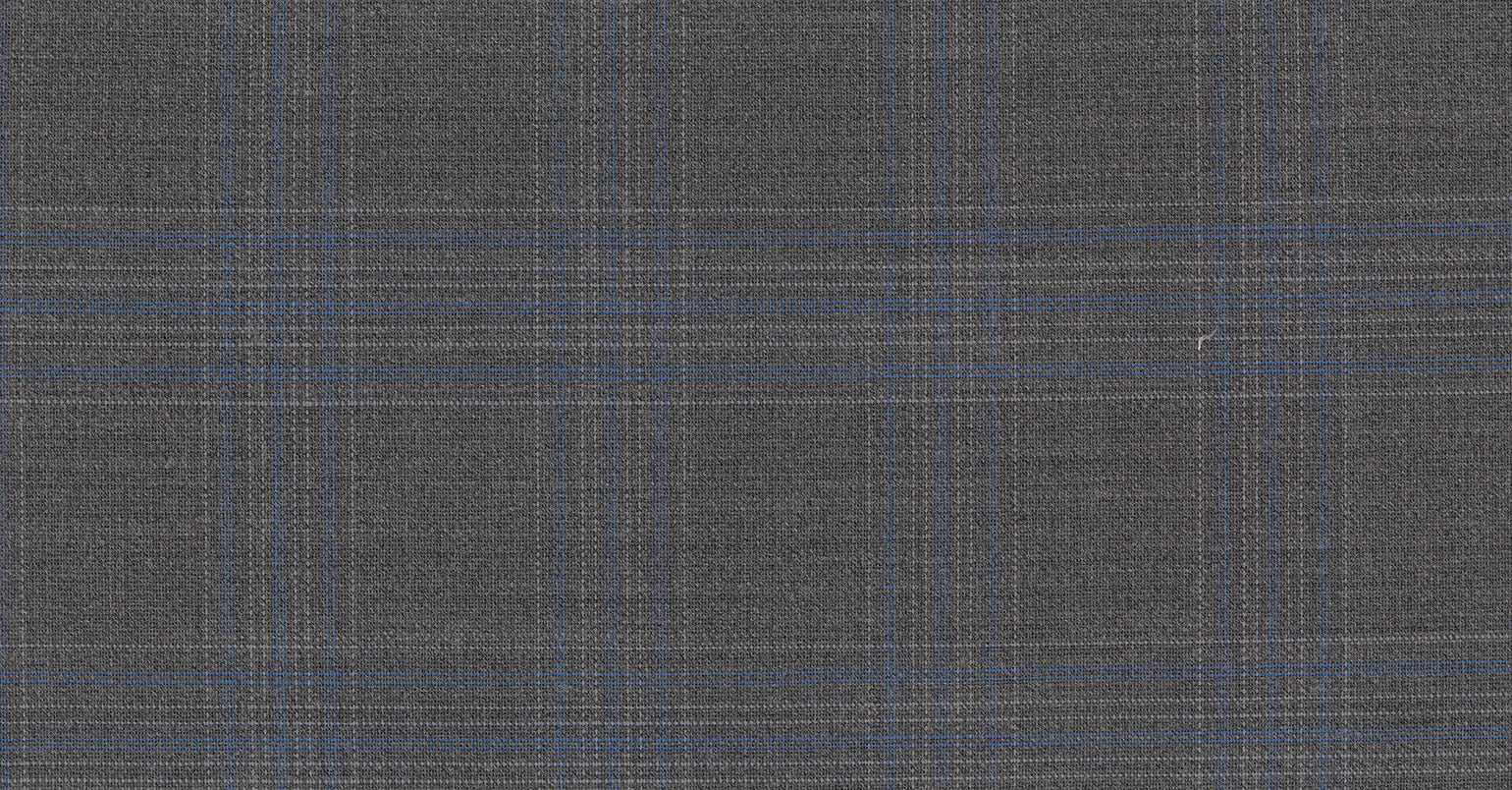GREY MEDIUM GLEN CHECK DYNAMIC SUITING
