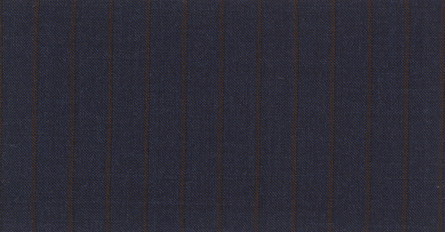 Stoffbibliothek: Blue dark stripe the royal suiting-Stoff von SCABAL – Maßanfertigung in Berlin