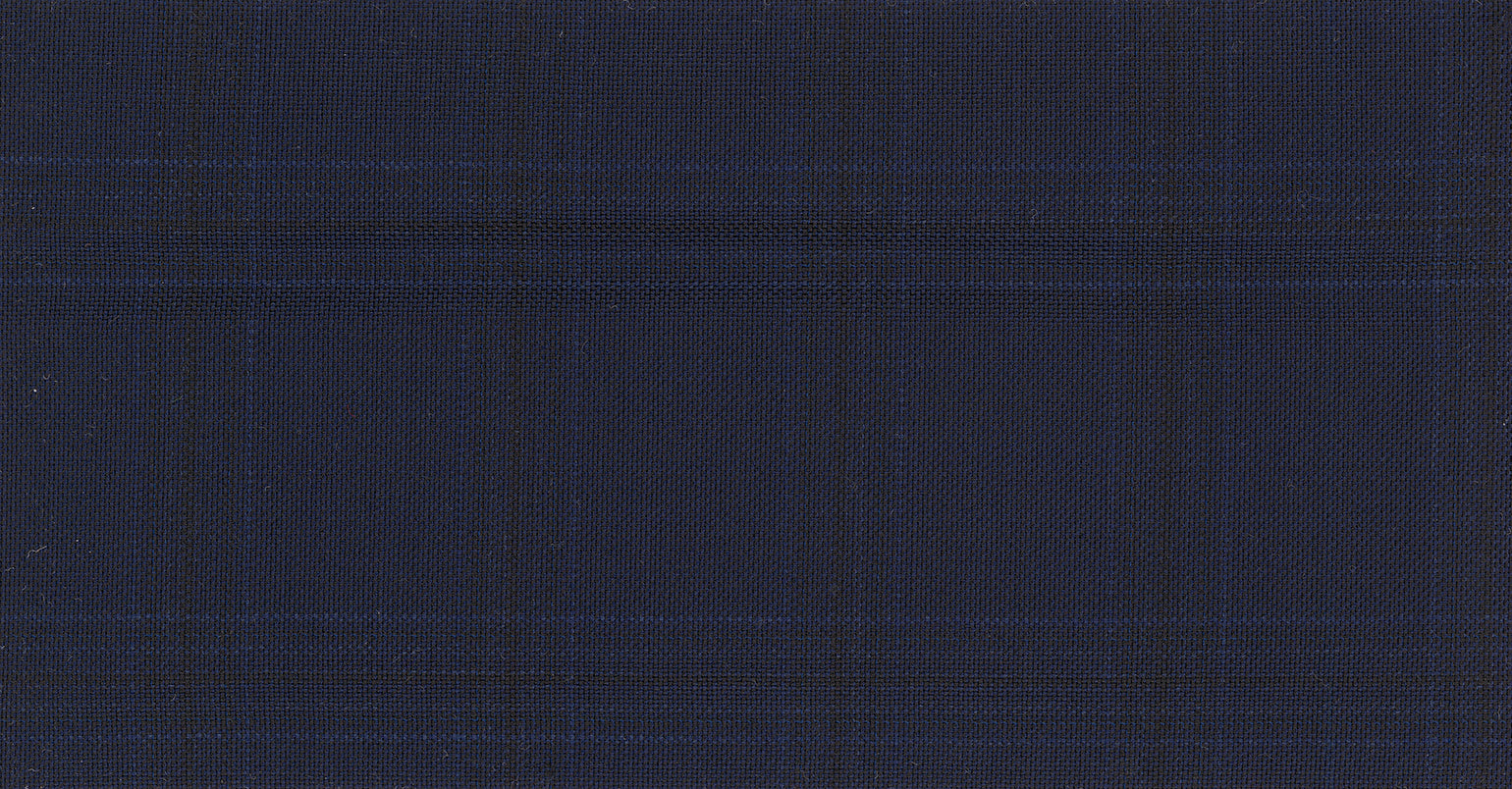 Stoffbibliothek: Blue dark check the royal suiting-Stoff von SCABAL – Maßanfertigung in Berlin