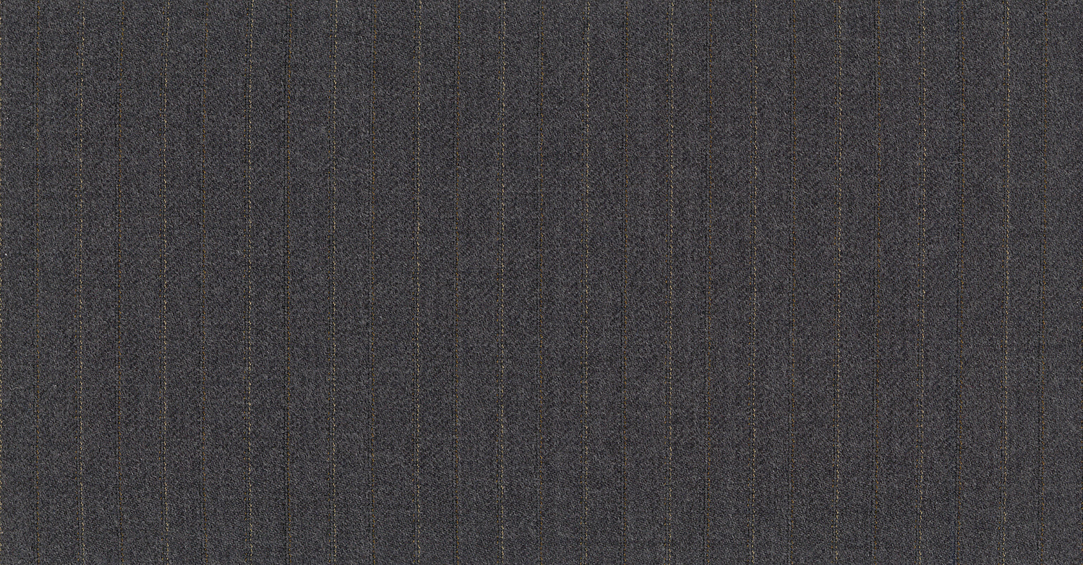 Stoffbibliothek: Mittelgrauer Grey medium stripe the royal suiting-Stoff von SCABAL – Maßanfertigung in Berlin