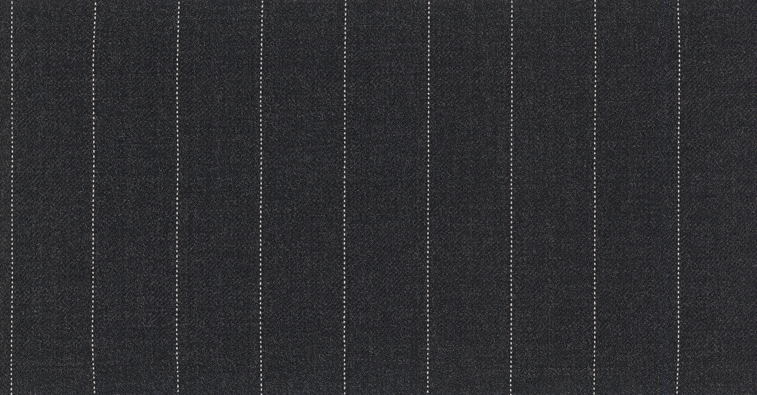 Stoffbibliothek: Grey dark stripe the royal suiting-Stoff von SCABAL – Maßanfertigung in Berlin