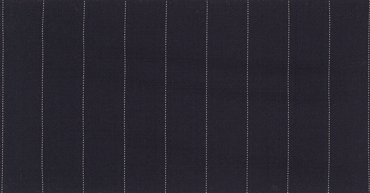 Stoffbibliothek: Blue dark stripe the royal suiting-Stoff von SCABAL – Maßanfertigung in Berlin