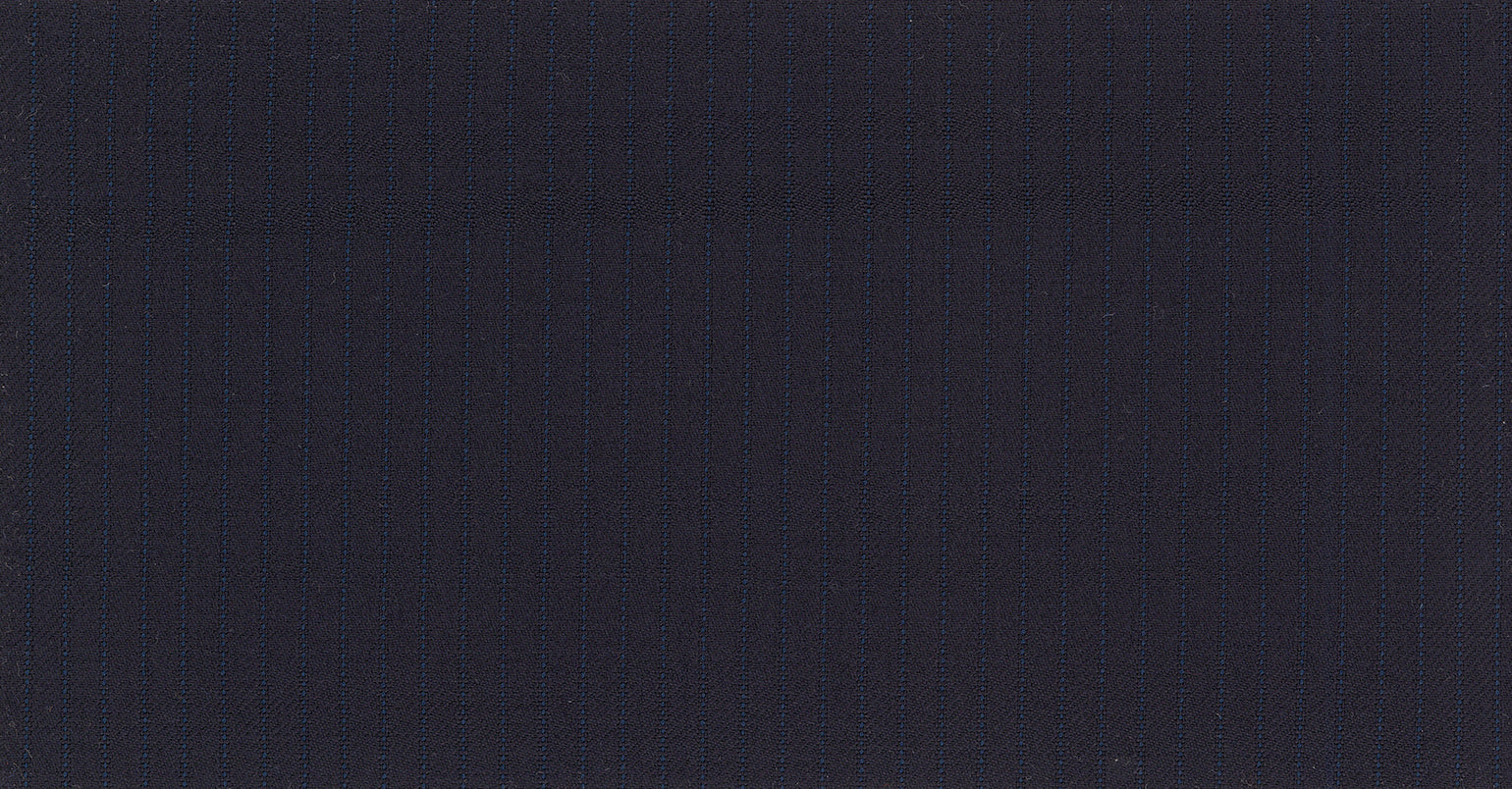 Stoffbibliothek: Blue dark stripe the royal suiting-Stoff von SCABAL – Maßanfertigung in Berlin