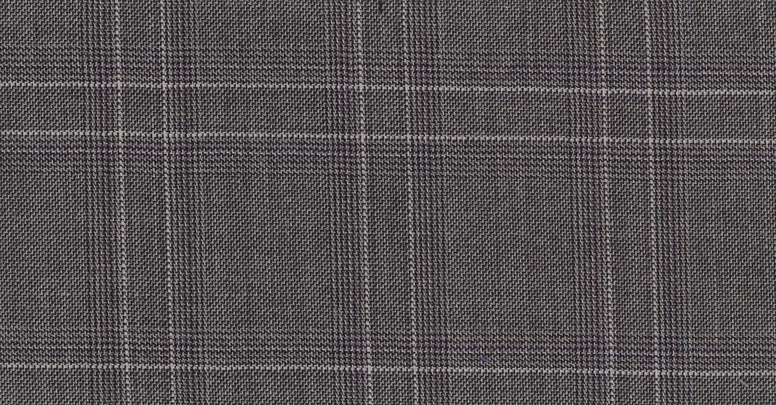 GREY MEDIUM CHECK GALAXY SUITING