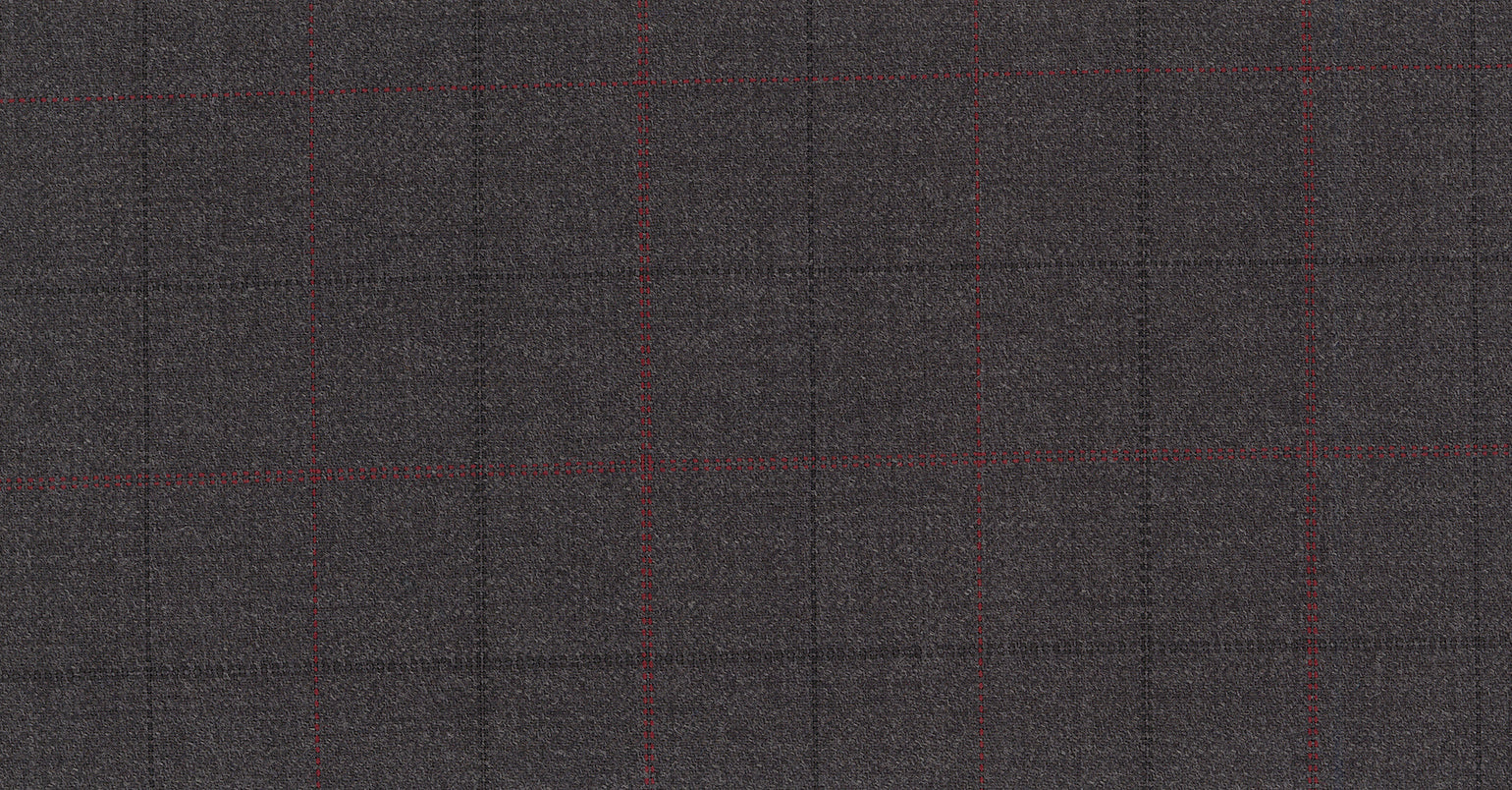 GREY DARK CHECK GALAXY SUITING