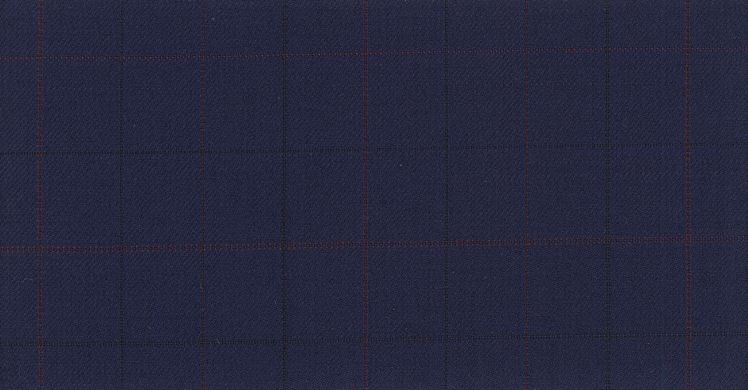 BLUE DARK CHECK GALAXY SUITING