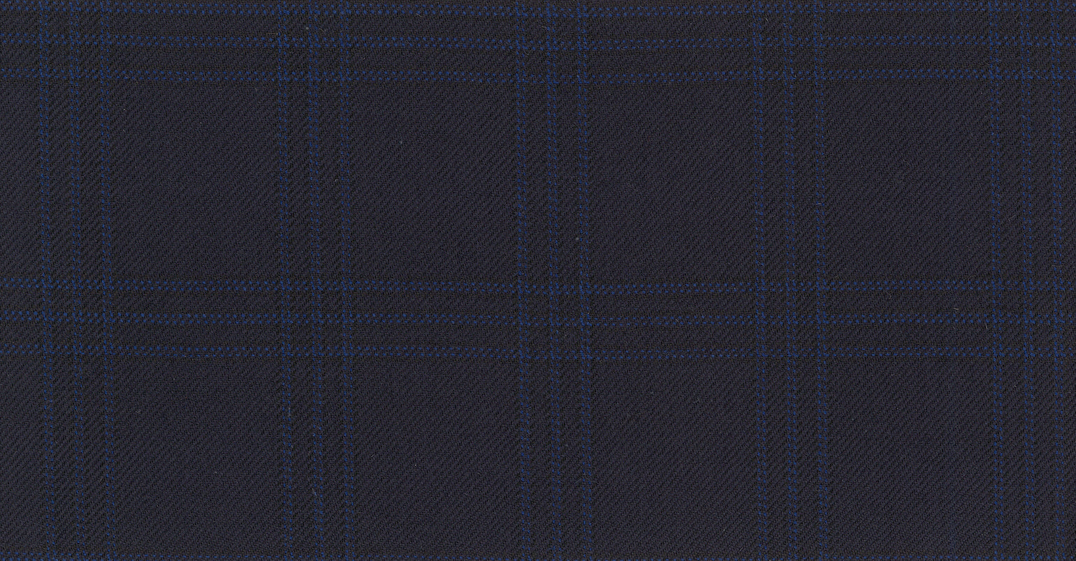 BLUE DARK CHECK GALAXY SUITING