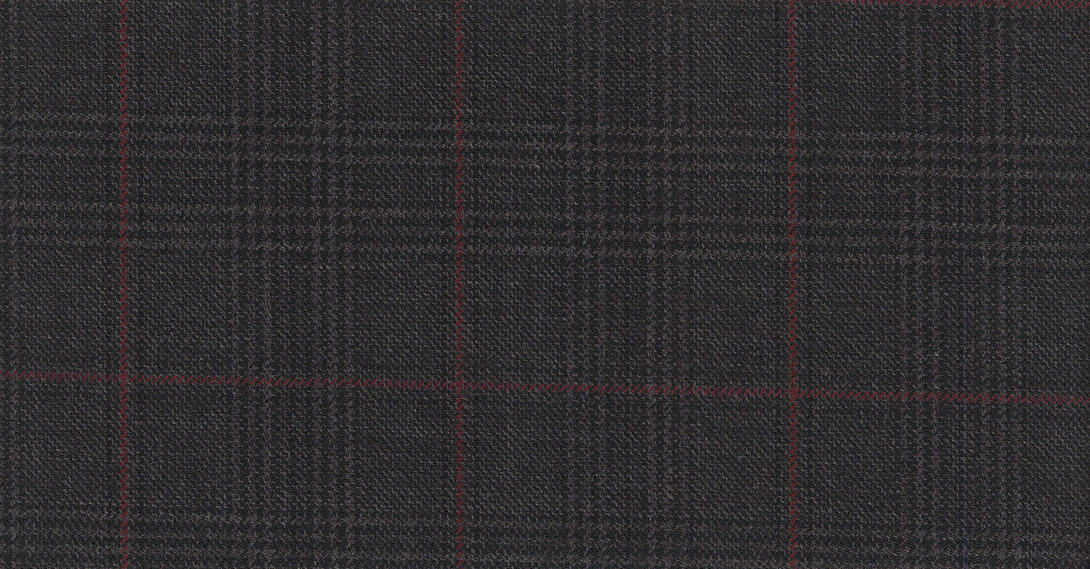 GREY DARK CHECK GALAXY SUITING