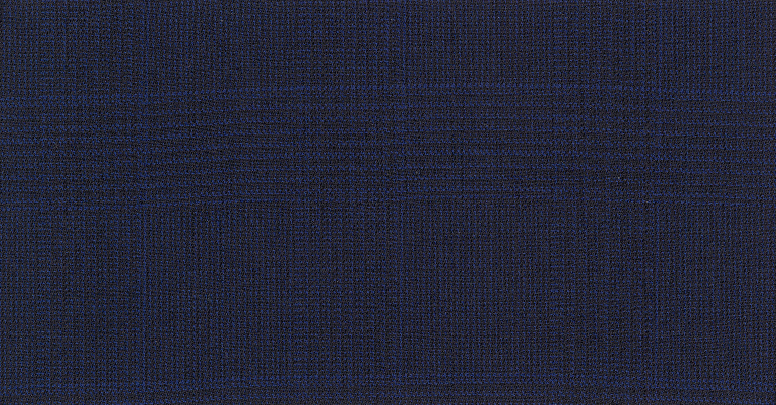 BLUE DARK CHECK GALAXY SUITING