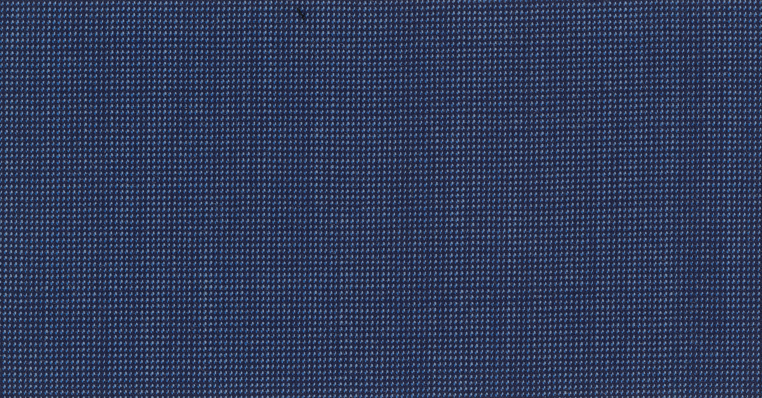 Stoffbibliothek: Mittelgrauer Blue medium pinhead savile row classics suiting-Stoff von SCABAL – Maßanfertigung in Berlin
