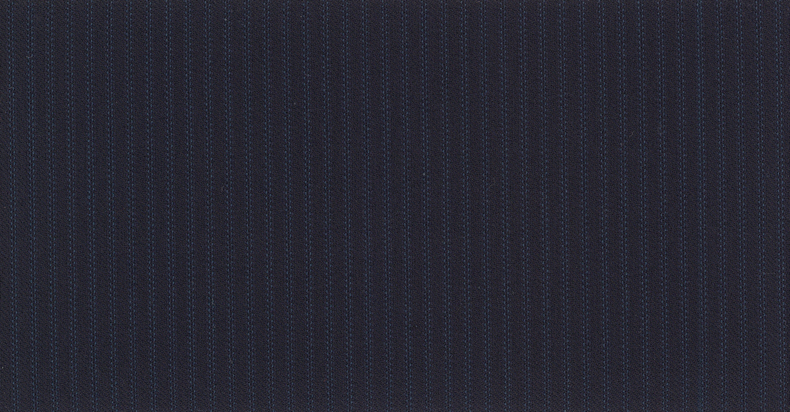 Stoffbibliothek: Blue dark stripe savile row classics suiting-Stoff von SCABAL – Maßanfertigung in Berlin