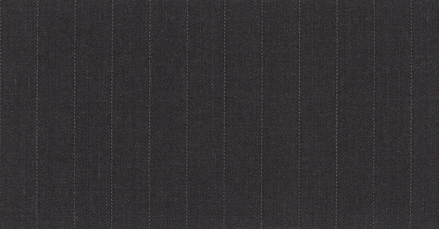Stoffbibliothek: Mittelgrauer Grey medium stripe savile row classics suiting-Stoff von SCABAL – Maßanfertigung in Berlin
