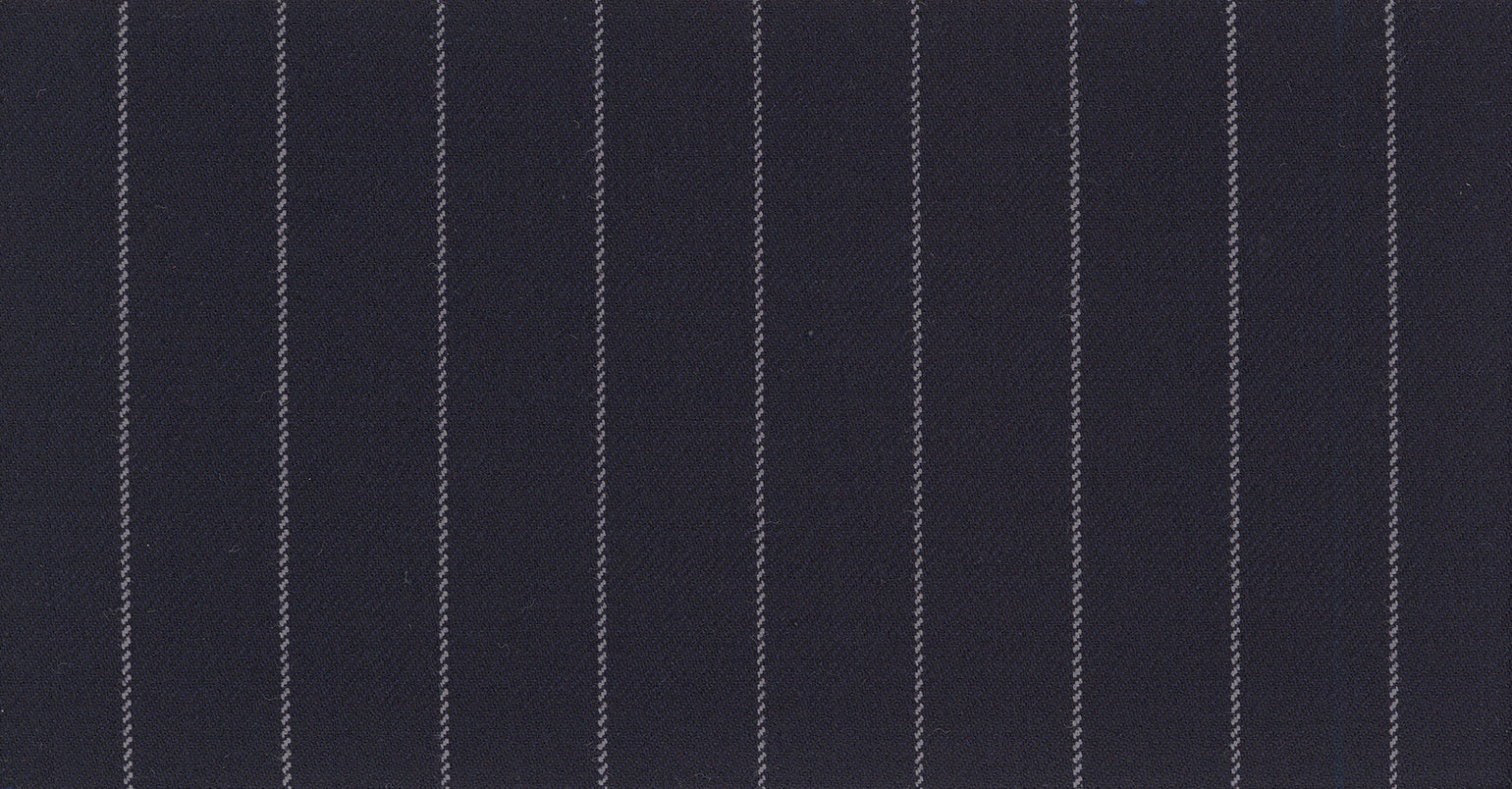 Stoffbibliothek: Blue dark stripe savile row classics suiting-Stoff von SCABAL – Maßanfertigung in Berlin