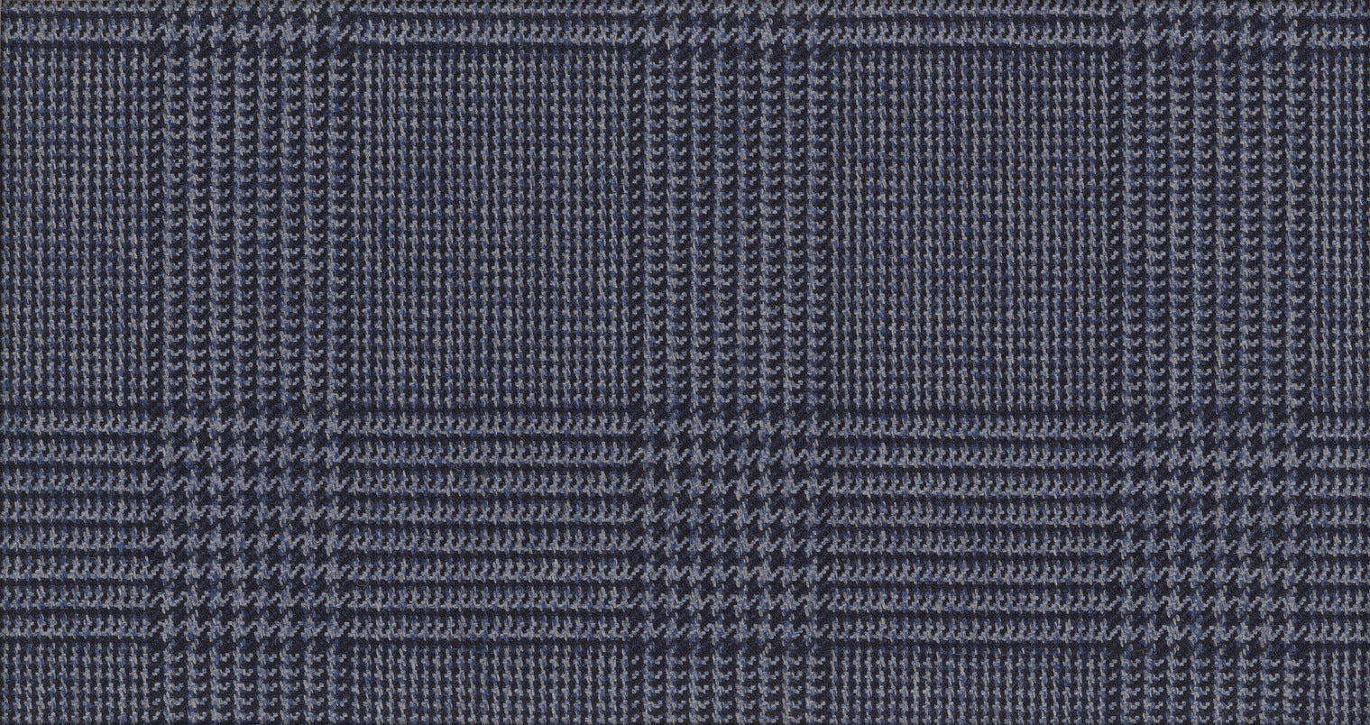 BLUE MEDIUM CHECK FREESTYLE SUITING