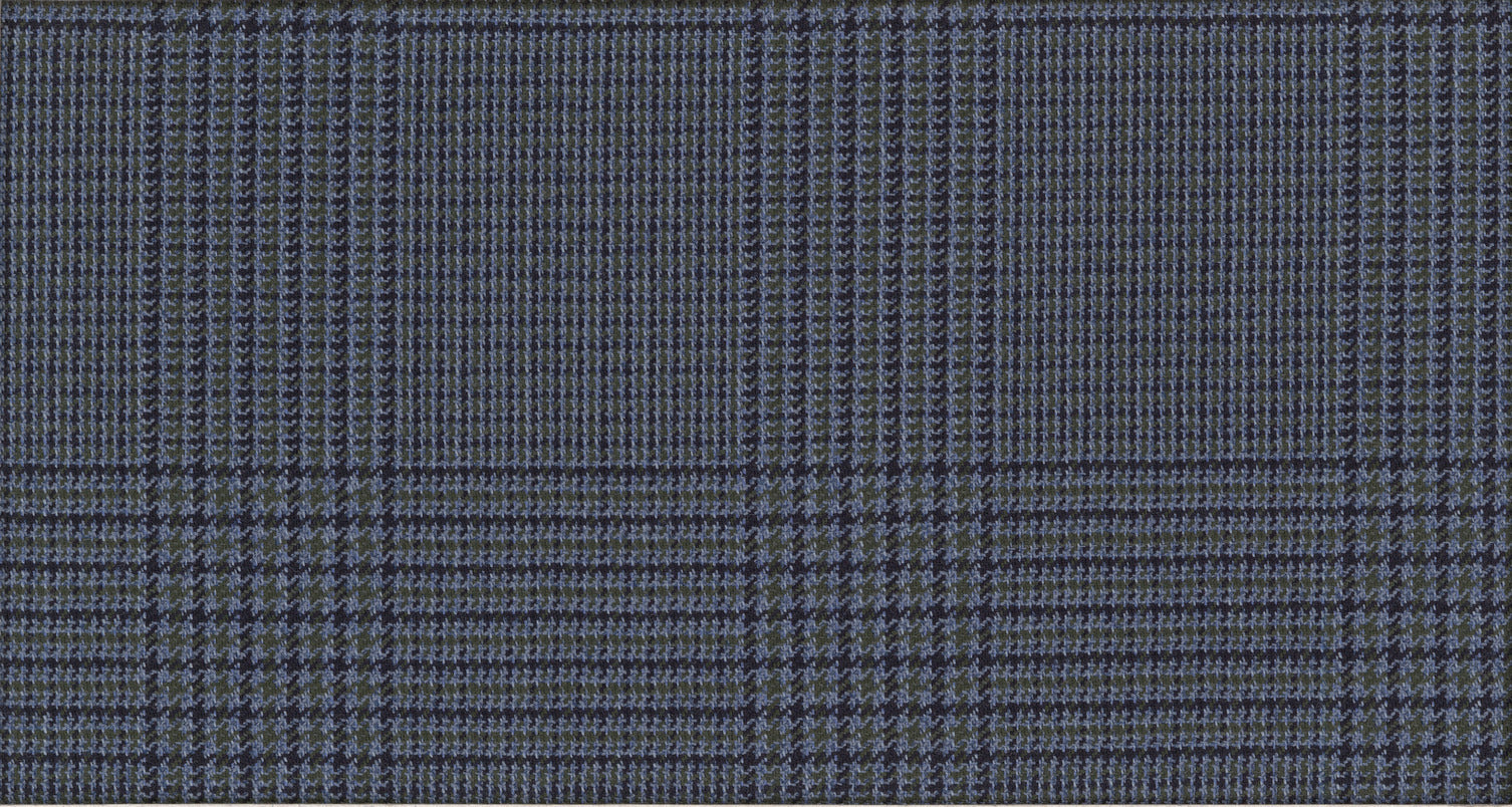 BLUE MEDIUM CHECK FREESTYLE SUITING