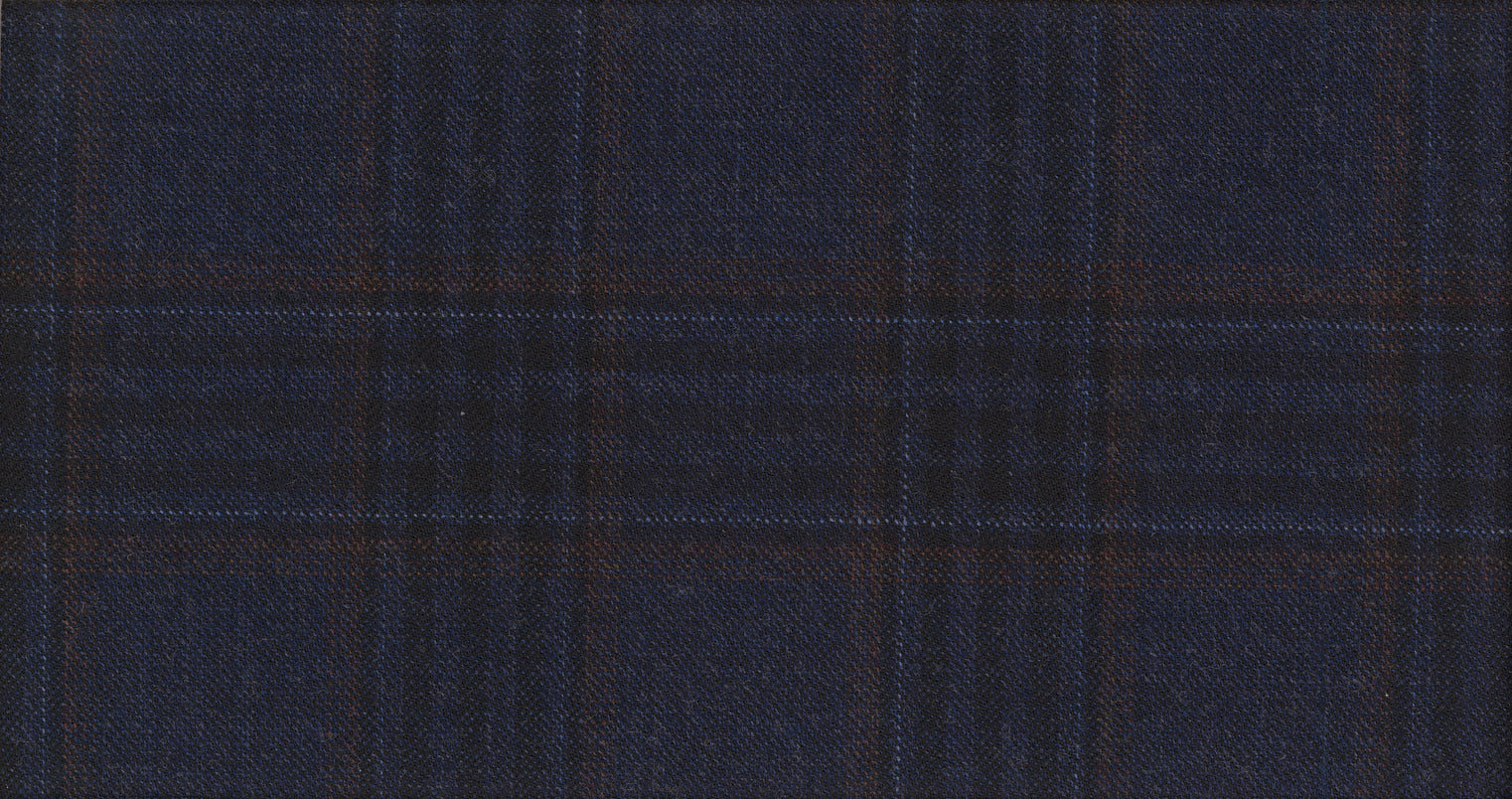 BLUE DARK CHECK FREESTYLE SUITING