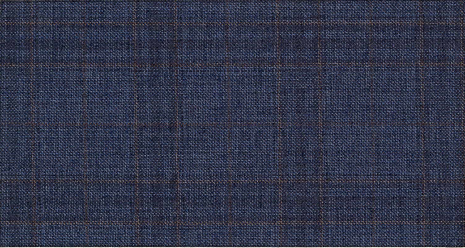 BLUE MEDIUM CHECK FREESTYLE SUITING