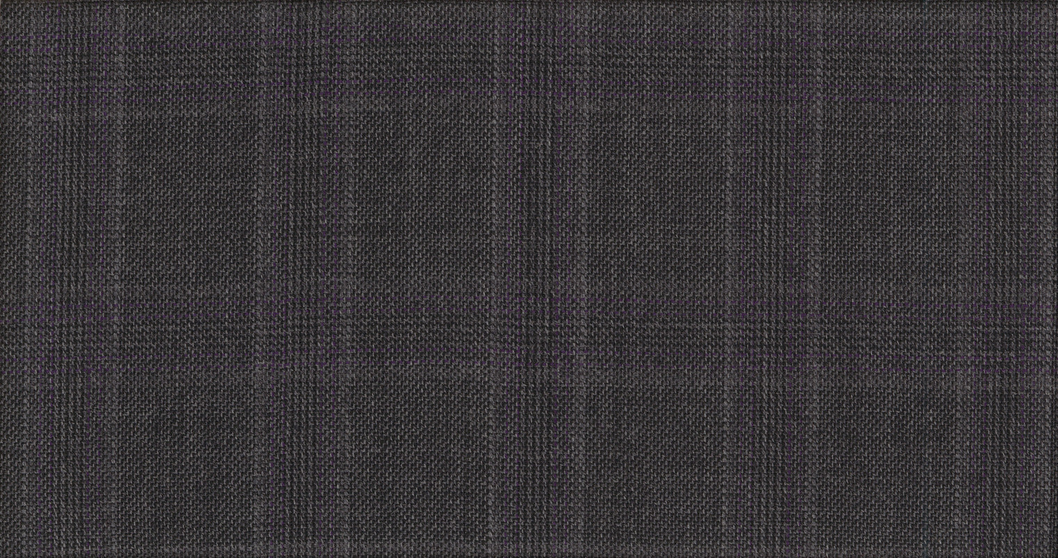 GREY DARK CHECK GALAXY SUITING