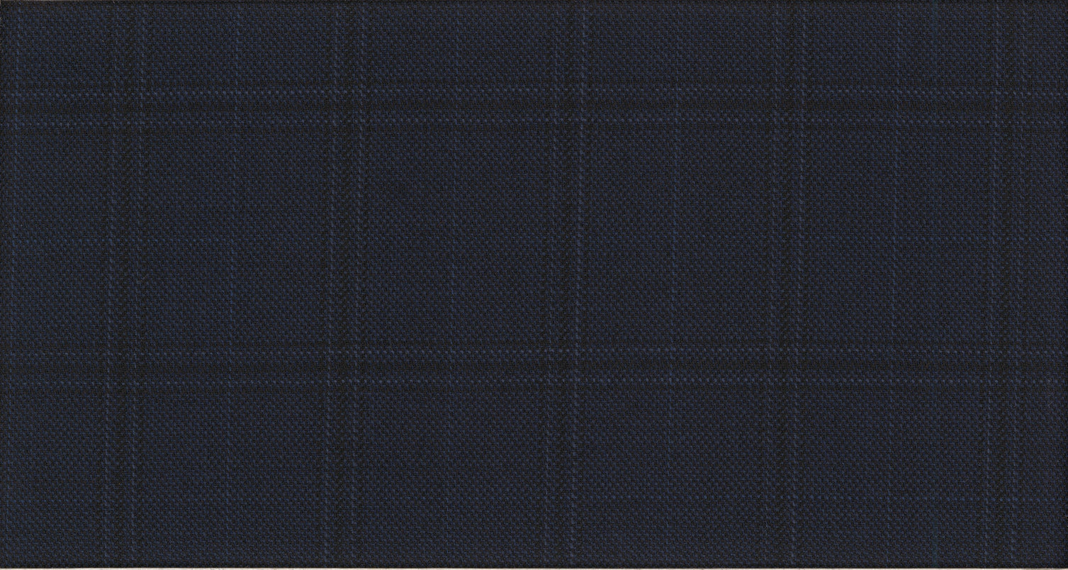 BLUE DARK CHECK GALAXY SUITING