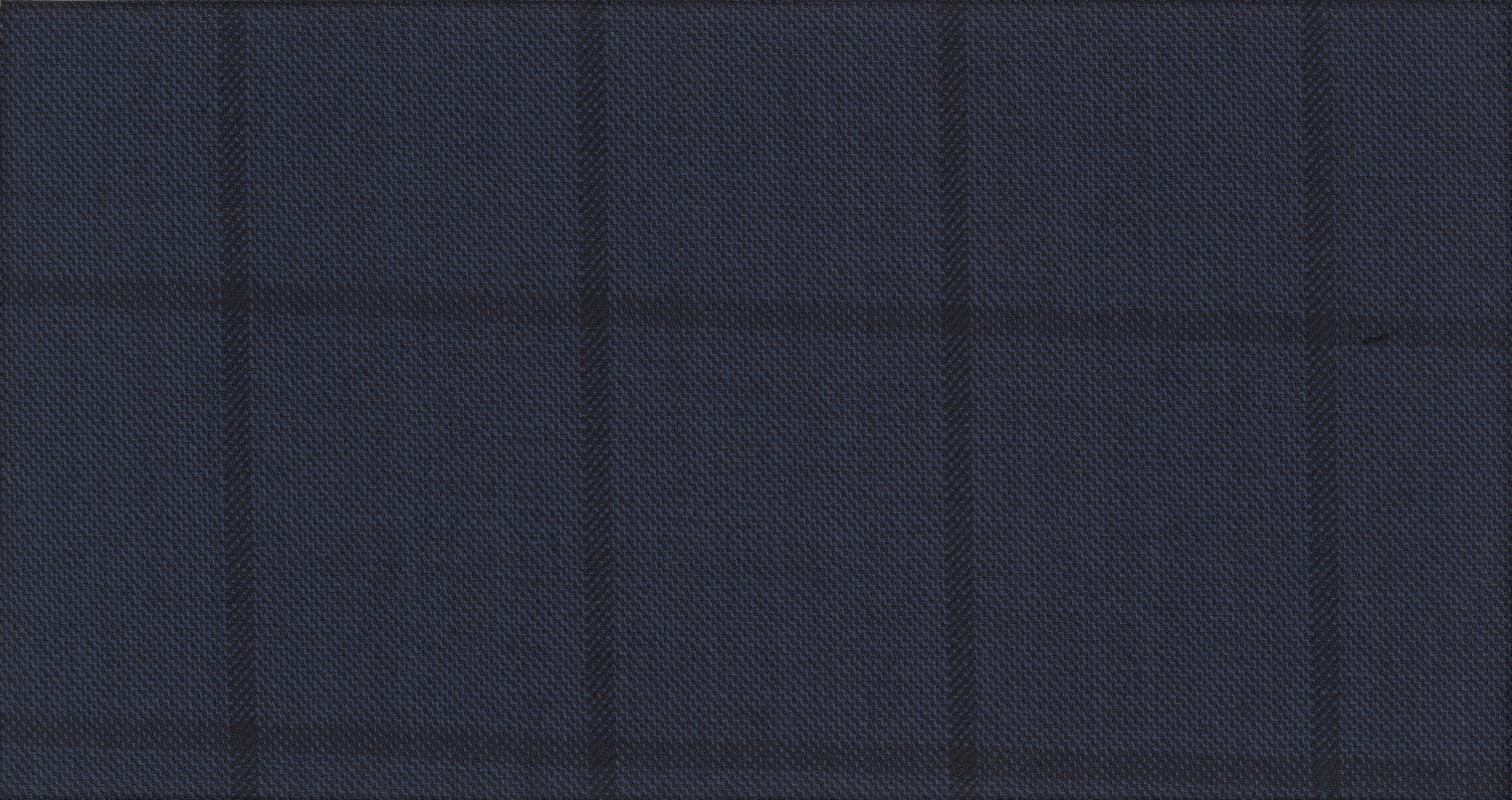BLUE DARK CHECK GALAXY SUITING