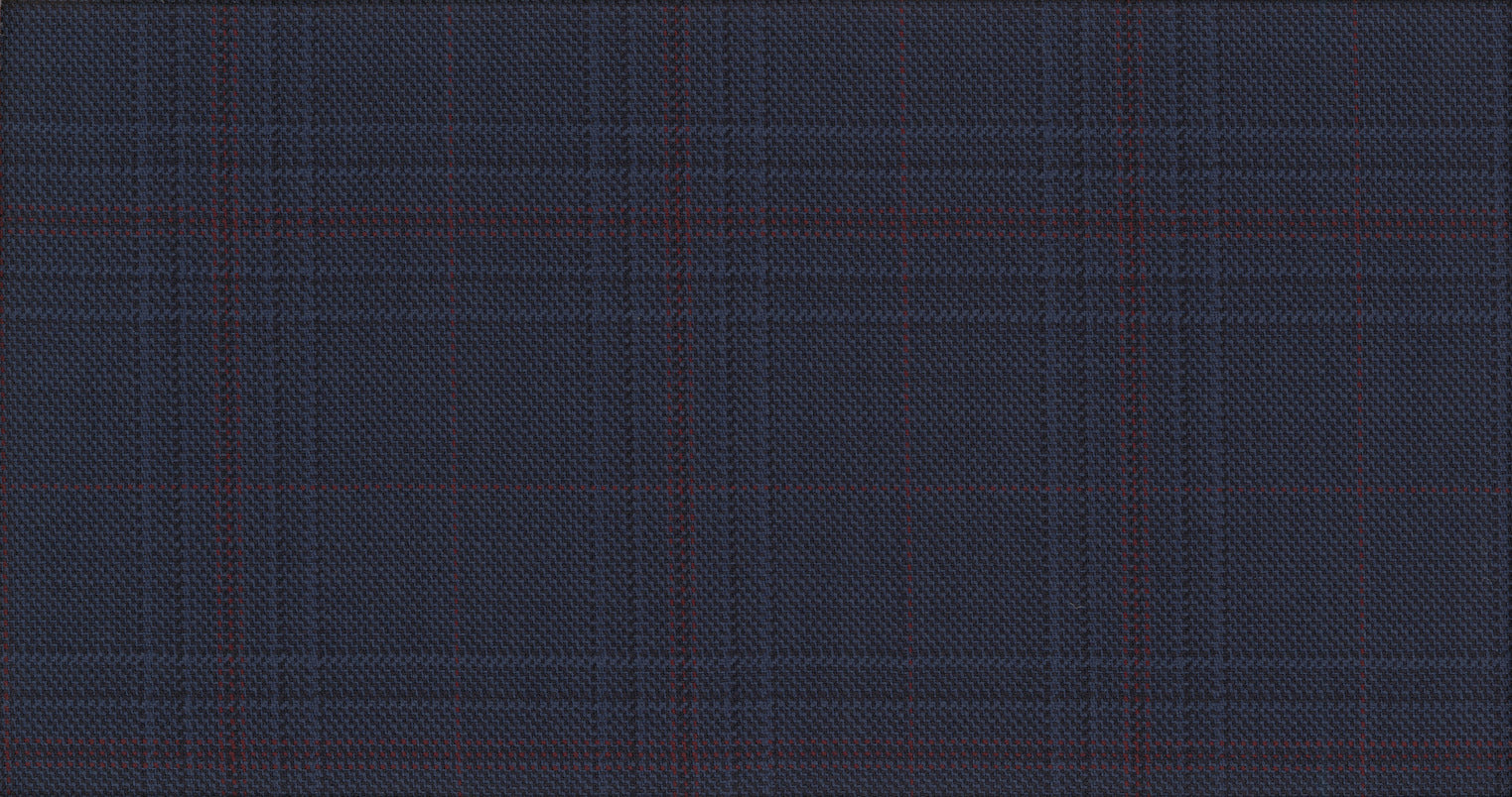 BLUE MEDIUM CHECK GALAXY SUITING