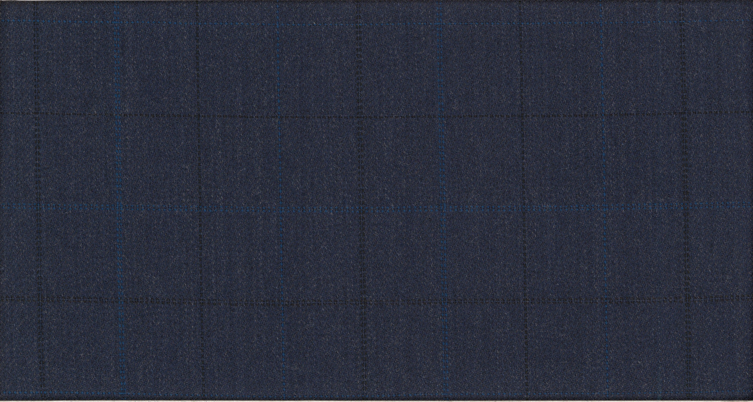 BLUE DARK CHECK GALAXY SUITING