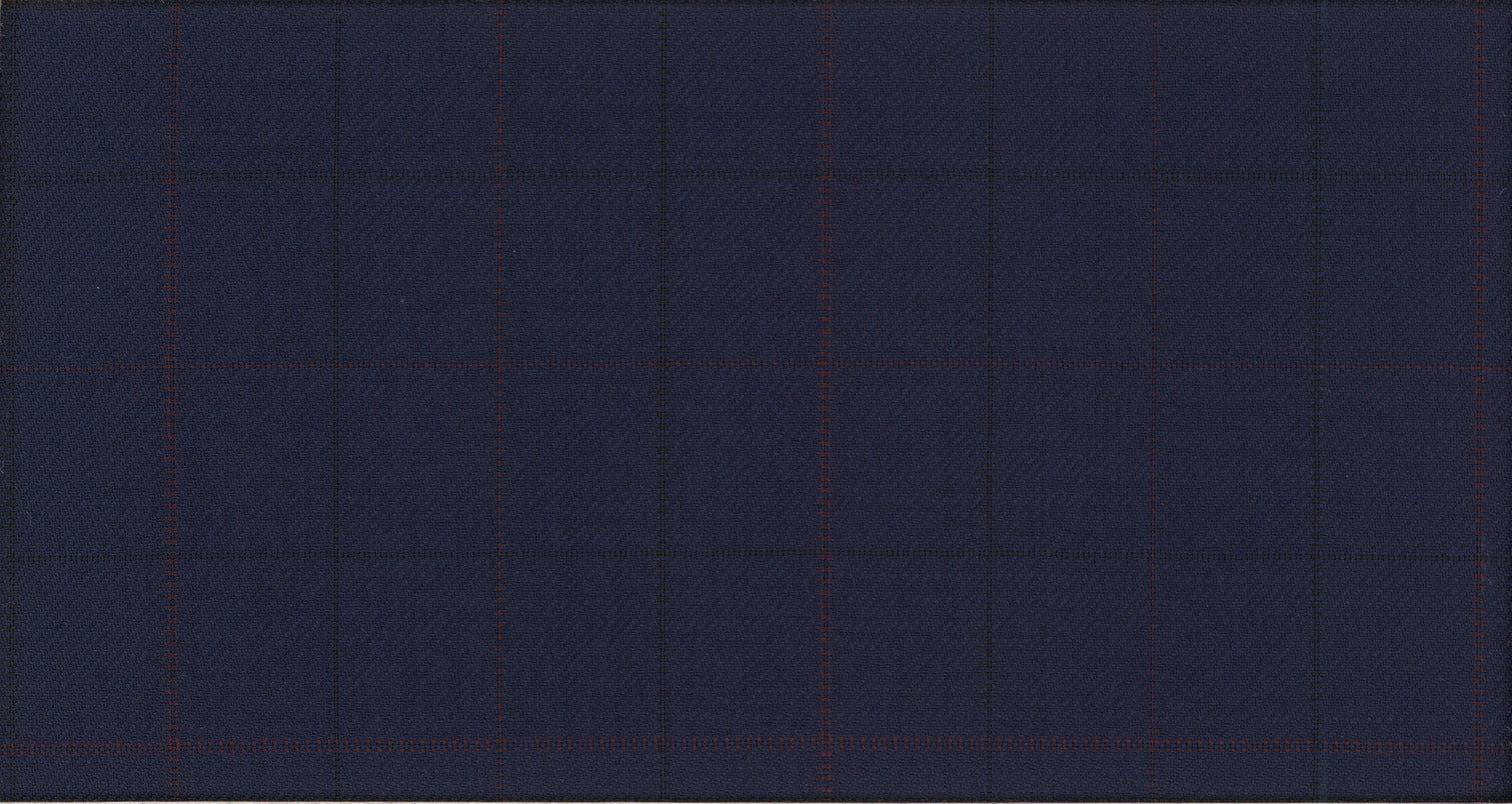 BLUE DARK CHECK GALAXY SUITING