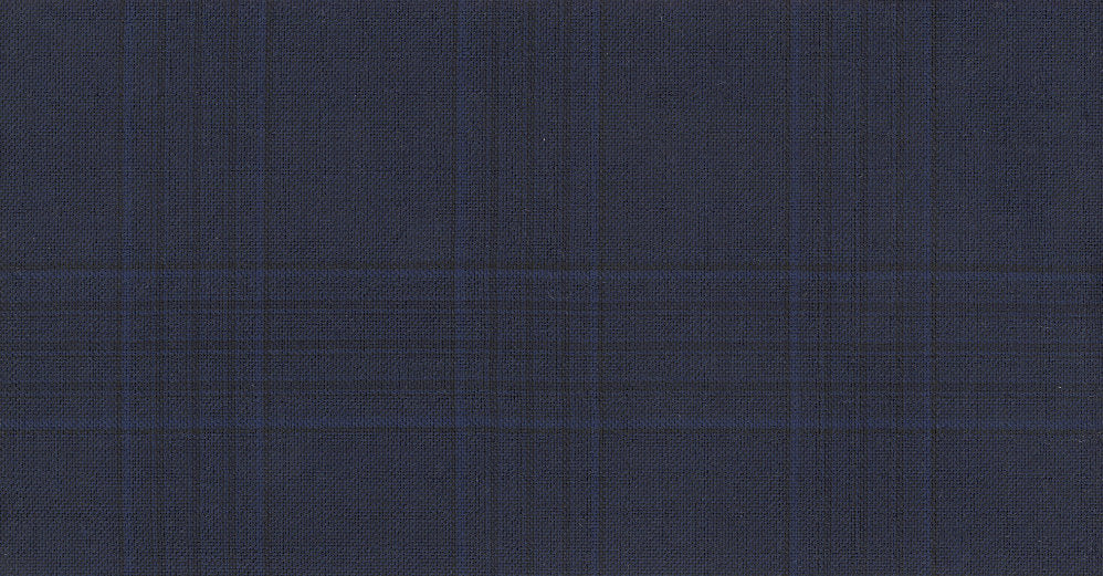 BLUE DARK CHECK JET SET SUITING