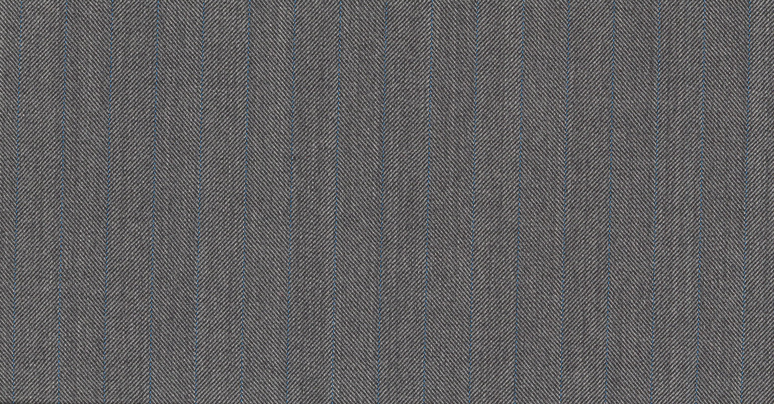 Stoffbibliothek: Grey light stripe eton suiting-Stoff von SCABAL – Maßanfertigung in Berlin