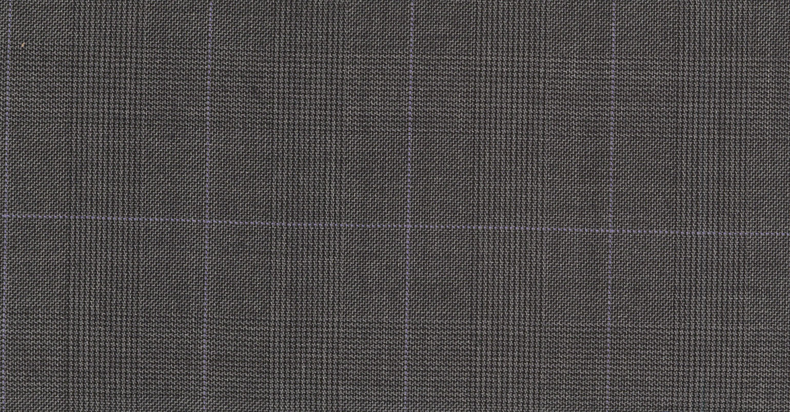 Stoffbibliothek: Mittelgrauer Grey medium check eton suiting-Stoff von SCABAL – Maßanfertigung in Berlin