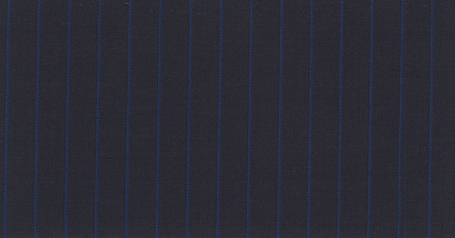 Stoffbibliothek: Blue dark stripe eton suiting-Stoff von SCABAL – Maßanfertigung in Berlin
